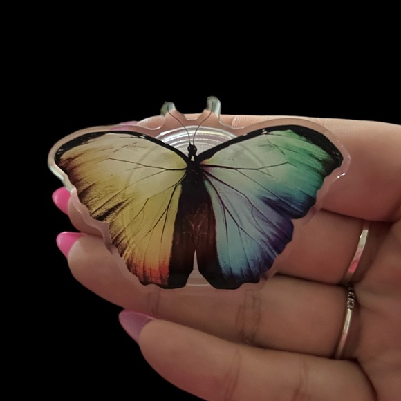 Butterfly Pop Socket NWT - Picture 2 of 5